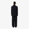 Oversized soepelvallende piqué-pantalon