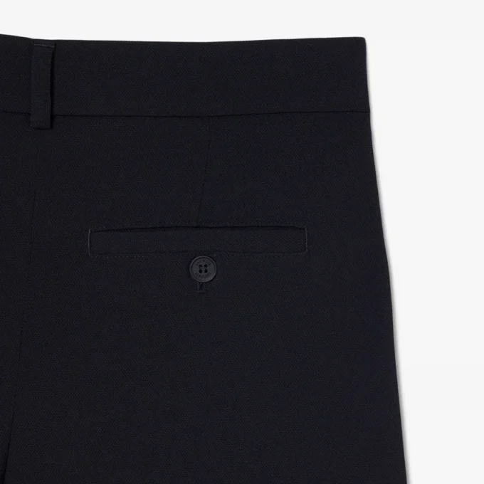 Oversized soepelvallende piqué-pantalon