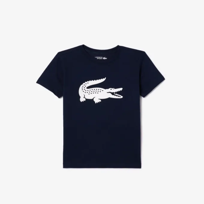 Oversized technisch katoen T-shirt voor kinderen met een afbeelding van een tennisbal