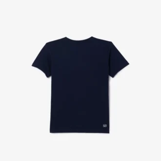 Oversized technisch katoen T-shirt voor kinderen met een afbeelding van een tennisbal