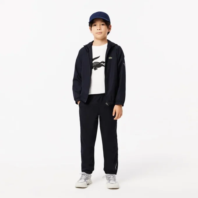 Oversized technisch katoen T-shirt voor kinderen met een afbeelding van een tennisbal