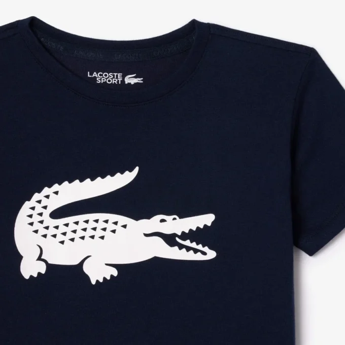 Oversized technisch katoen T-shirt voor kinderen met een afbeelding van een tennisbal