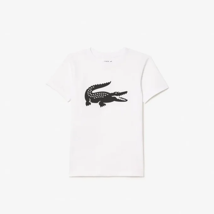 Oversized technisch katoen T-shirt voor kinderen met een afbeelding van een tennisbal