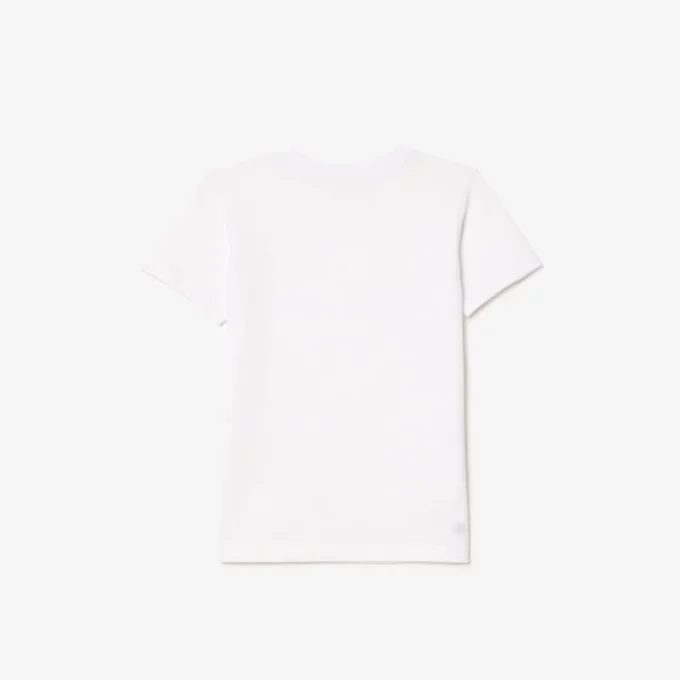 Oversized technisch katoen T-shirt voor kinderen met een afbeelding van een tennisbal
