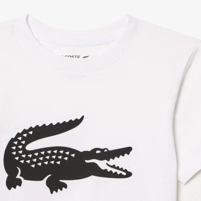 Oversized technisch katoen T-shirt voor kinderen met een afbeelding van een tennisbal