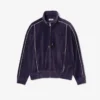 Oversized velours sweatshirt met rits voor dames
