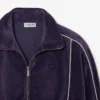 Oversized velours sweatshirt met rits voor dames