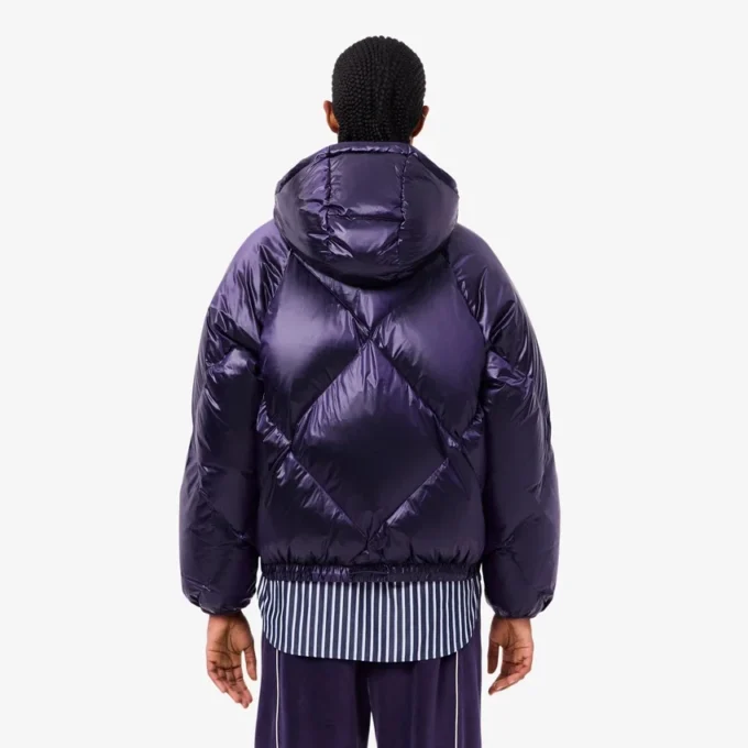Oversized waterafstotend donsjack voor dames