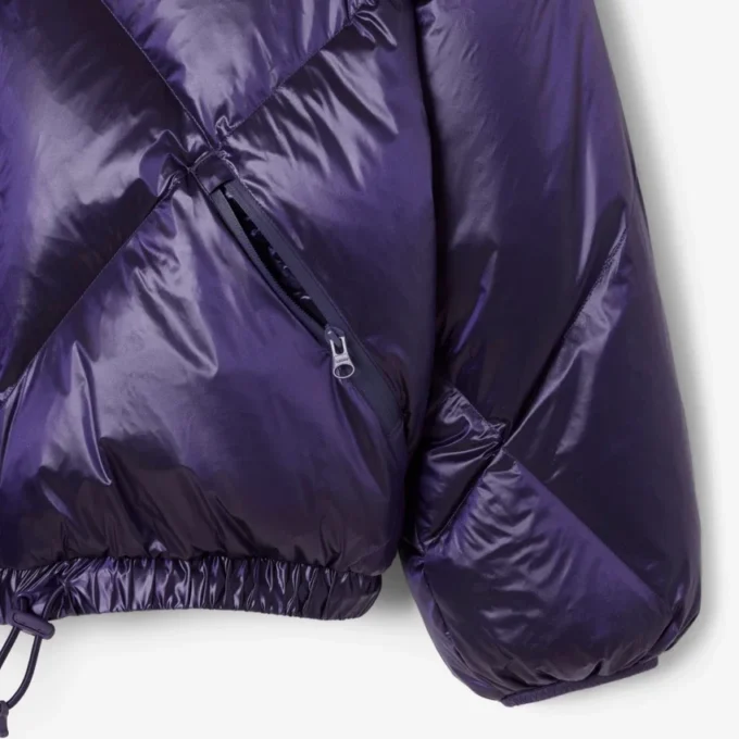 Oversized waterafstotend donsjack voor dames