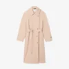 Oversized waterafstotende trenchcoat