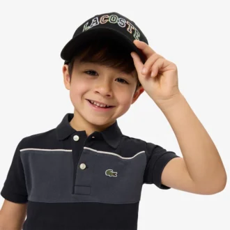 Petit Piqué-polo met kleurblokken