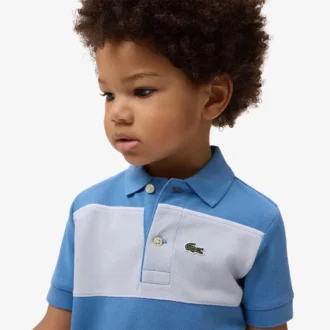 Petit Piqué-polo met kleurblokken