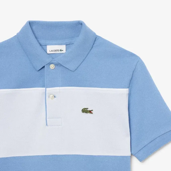Petit Piqué-polo met kleurblokken