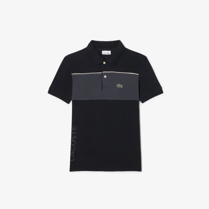Petit Piqué-polo met kleurblokken