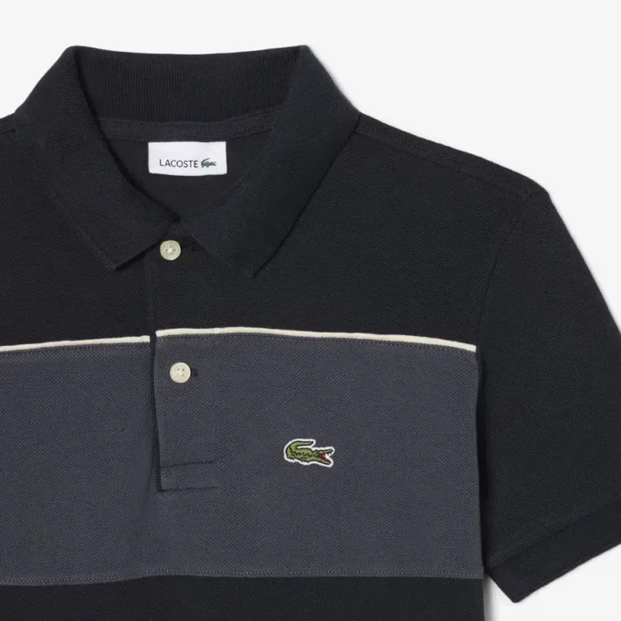 Petit Piqué-polo met kleurblokken