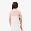Petit Piqué-polo voor kinderen met plooien aan de achterkant
