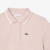 Petit Piqué-polo voor kinderen met plooien aan de achterkant
