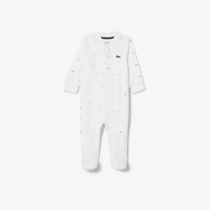 Petit Piqua-onesie met print voor baby’s