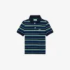 Petit Piqua-polo met contrasterende strepen