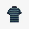 Petit Piqua-polo met contrasterende strepen