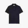 Petit Piqua-polo met klassieke pasvorm en geborduurde details