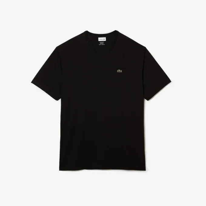 Pima T-shirt met V-hals en ruime pasvorm voor heren