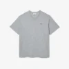 Pima T-shirt met V-hals en ruime pasvorm voor heren