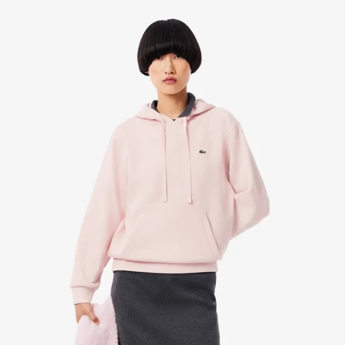 Piqué-hoodie voor dames