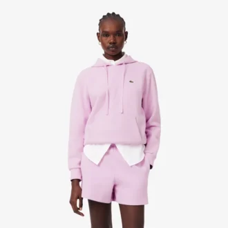 Piqué-hoodie voor dames