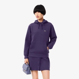 Piqué-hoodie voor dames