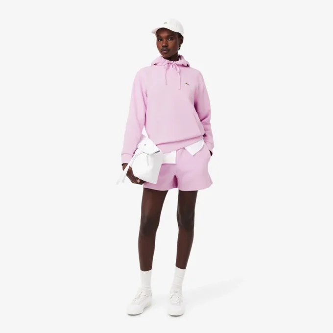 Piqué-hoodie voor dames