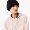 Piqué-hoodie voor dames