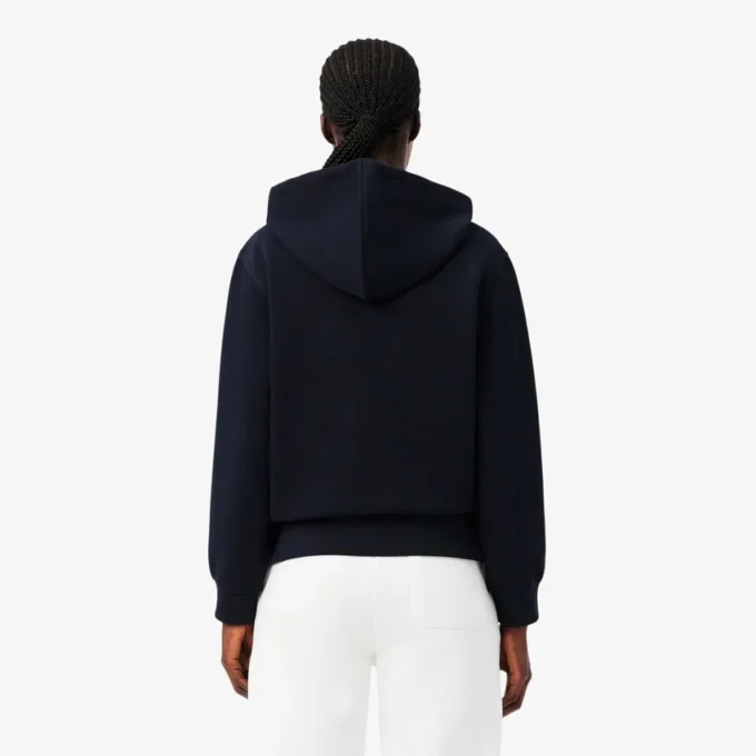 Piqué-hoodie voor dames