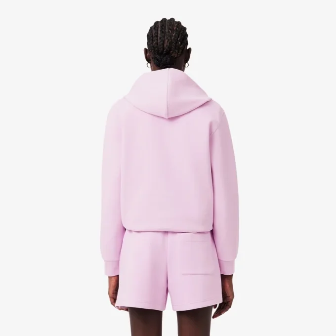 Piqué-hoodie voor dames