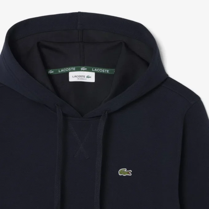 Piqué-hoodie voor dames