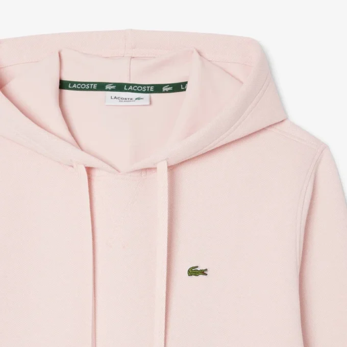 Piqué-hoodie voor dames
