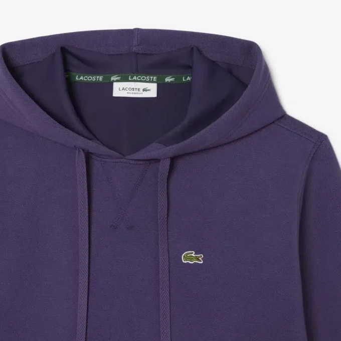 Piqué-hoodie voor dames