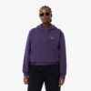 Piqué-hoodie voor dames