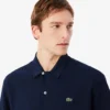 Piqué-shirt met korte mouwen en relaxte pasvorm