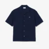 Piqué-shirt met korte mouwen en relaxte pasvorm