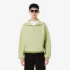 Piqué-sweatshirt met rits en losse pasvorm