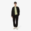 Piqué-sweatshirt met rits en losse pasvorm