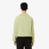 Piqué-sweatshirt met rits en losse pasvorm
