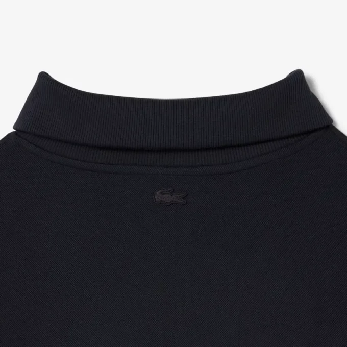 Piqué-sweatshirt met rits en losse pasvorm