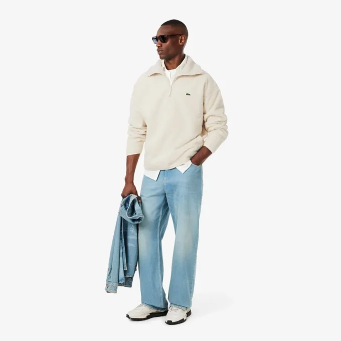 Polar fleece-Sweatshirt met rits voor heren