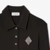 Polo-jurk met geborduurd embleem en slanke pasvorm