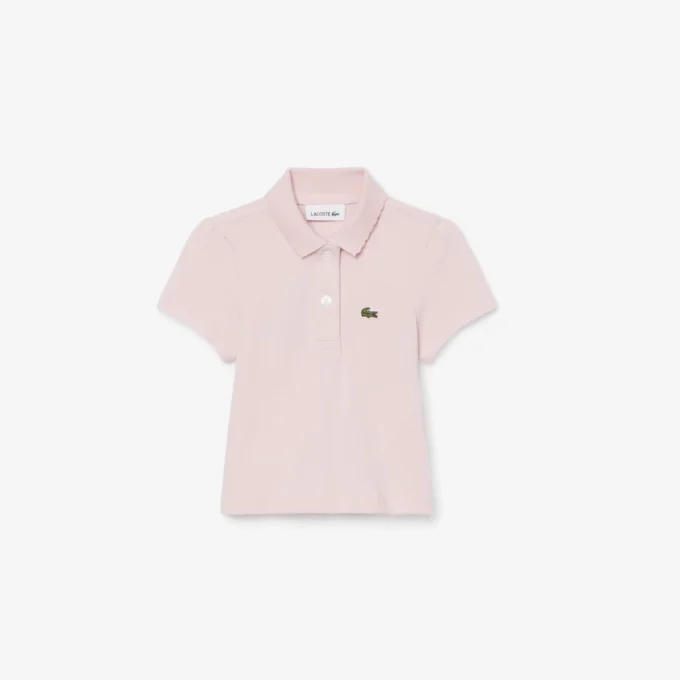 Polo met geschulpte kraag voor meisjes