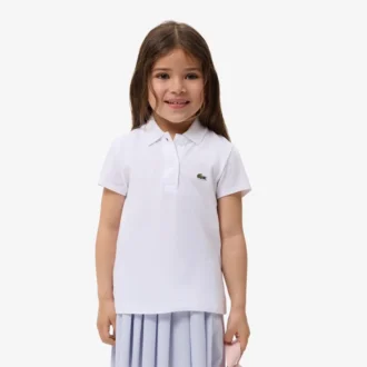 Polo met geschulpte kraag voor meisjes