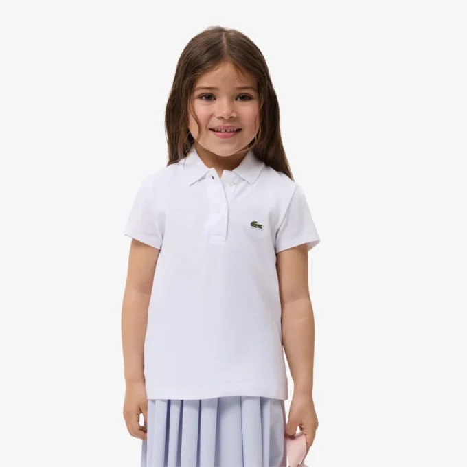 Polo met geschulpte kraag voor meisjes
