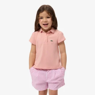 Polo met geschulpte kraag voor meisjes